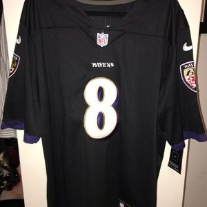 LAMAR JACKSON - brand new authentic Ravens jersey